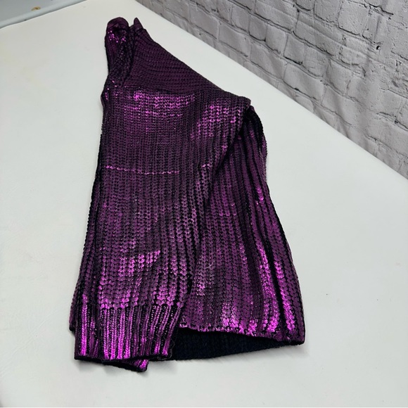 Bibi Women's Chunky knit Purple cardigan nwt size xl - Picture 9 of 9